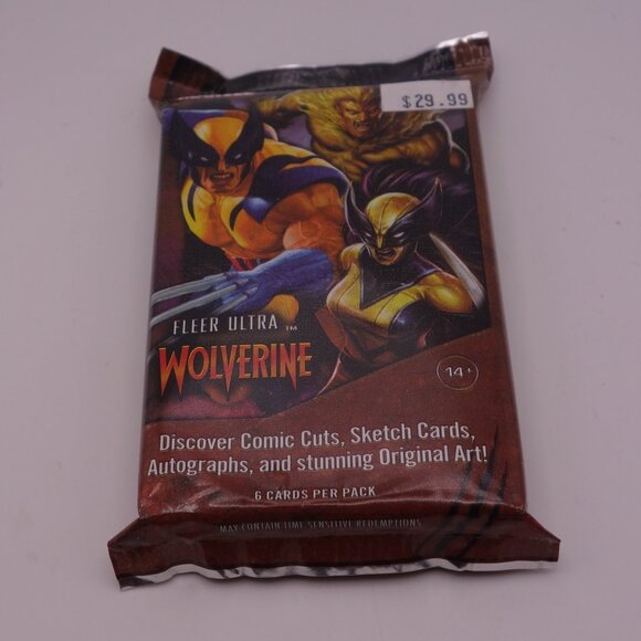Unopened Pack of Fleer Ultra Marvel Wolverine 6 Cards Per Pack MM121323 - Picture 1 of 16